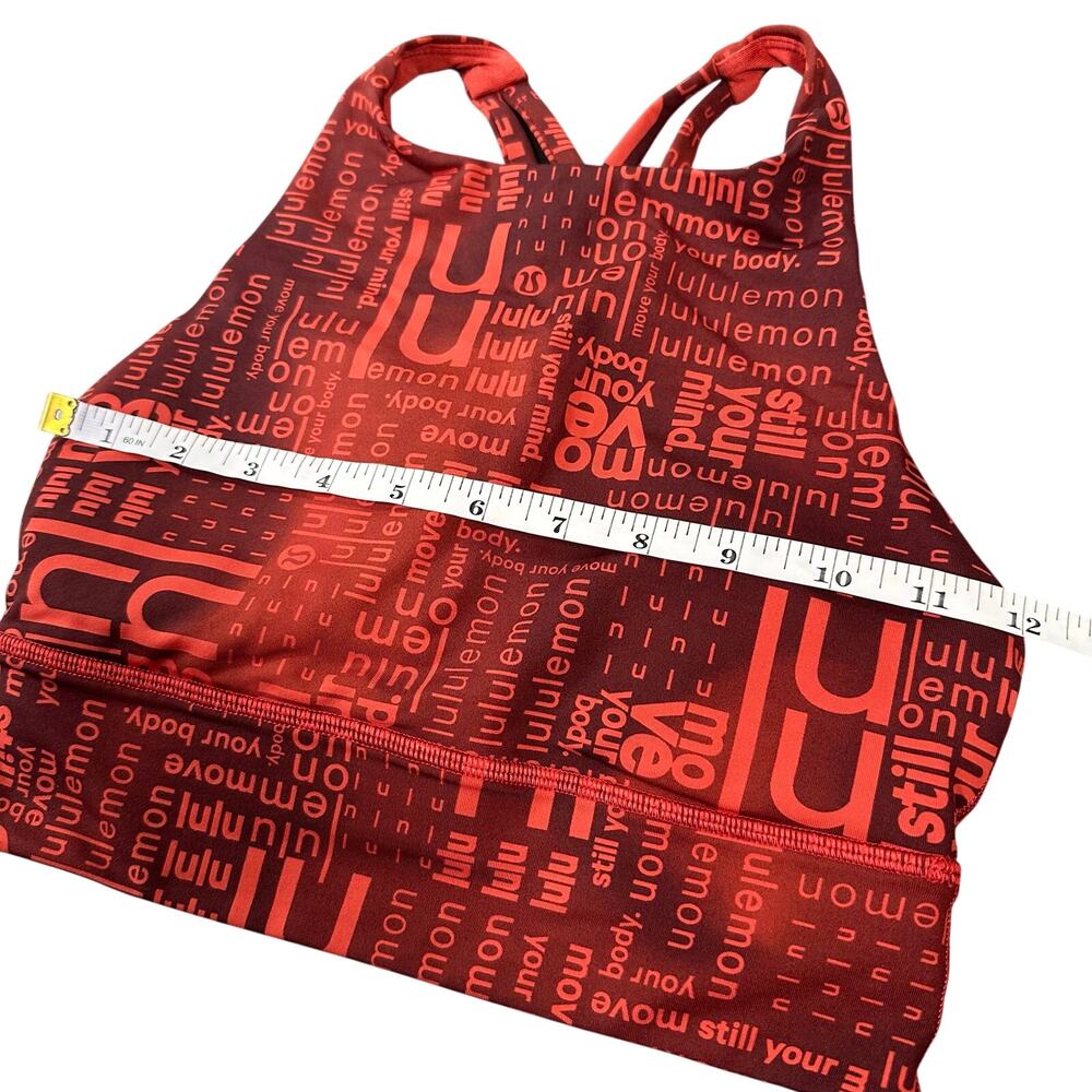 Lululemon Women's Energy High-Neck Longline Sports Bra Size 4 - Picture 3 of 5
